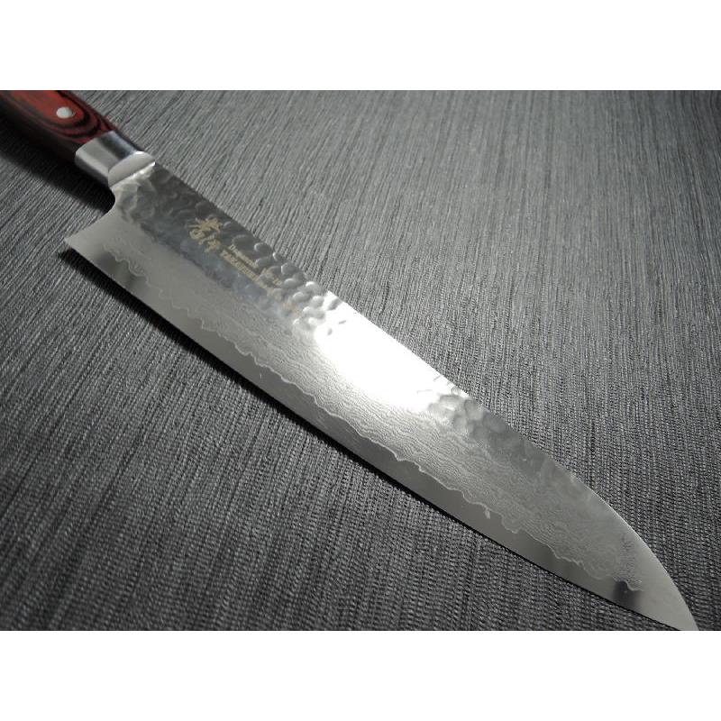 堺孝行 槌目ダマスカス VG10割込み 33層 牛刀240mm(9.44inch)07396 