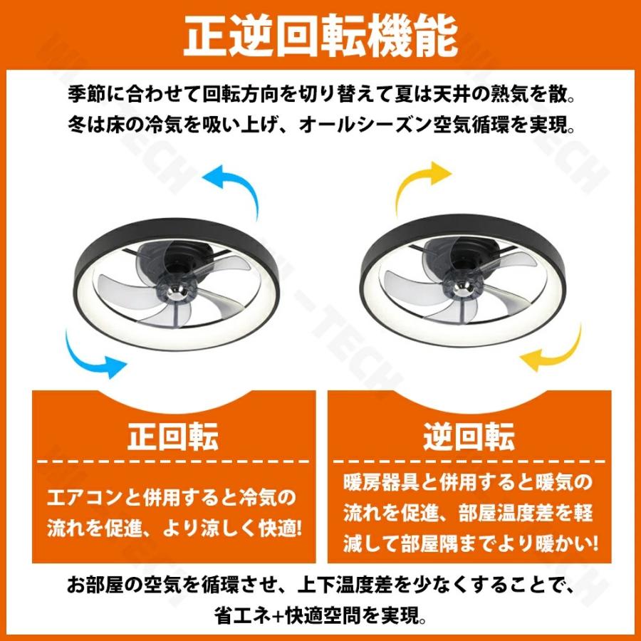 シーリングファンライト LED シーリングファン ファン付き照明 8畳 10畳 おしゃれ リモコン 調光調色 空気循環 扇風機 静か 天井照明 薄型 dcモーター |  | 05