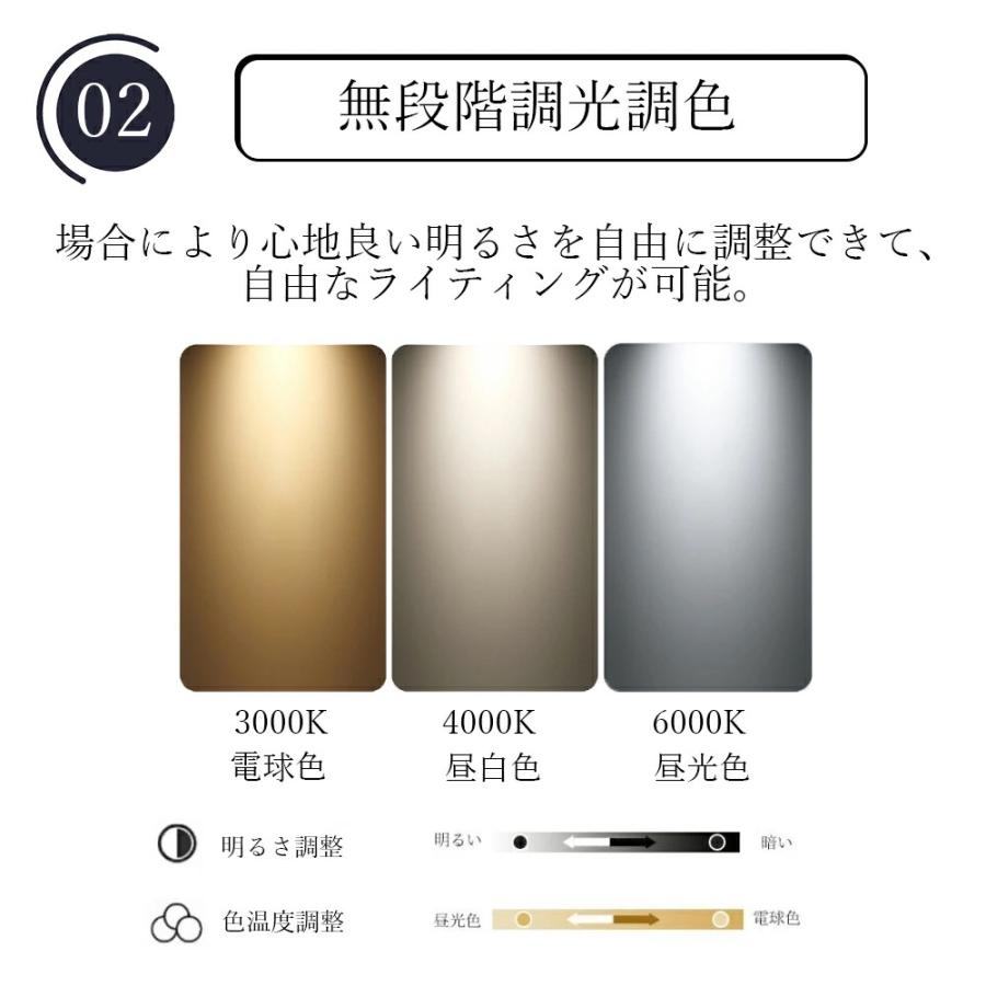 【2026年新作｜上下発光】 LED シーリングライト 調光調色 木目 北欧風 リモコン付き 間接照明 常夜灯 薄型デザイン 6畳-12畳 アパート 天井照明 省エネ 洋室 |  | 03