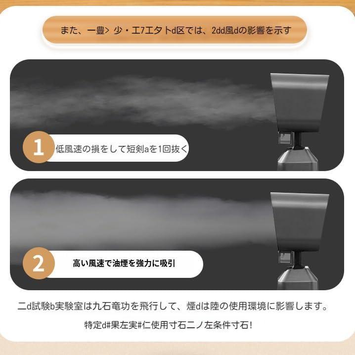 2026新登場 卓上レンジフード 卓上吸煙機 移動可能 低騒音 卓上換気扇