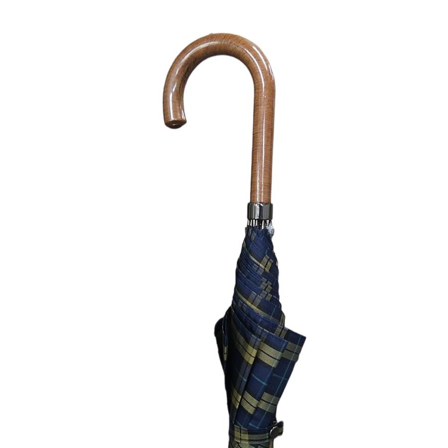 日本製傘　GRACITO　グラシト　グラス骨使用　先染　タータンチェック柄　メンズ　ジャンプ長傘　13504 |  | 14
