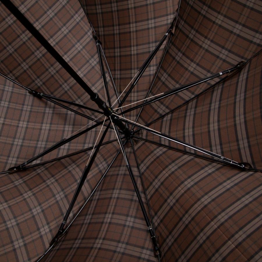 日本製傘　GRACITO　グラシト　グラス骨使用　先染　タータンチェック柄　メンズ　ジャンプ長傘　13504 |  | 05