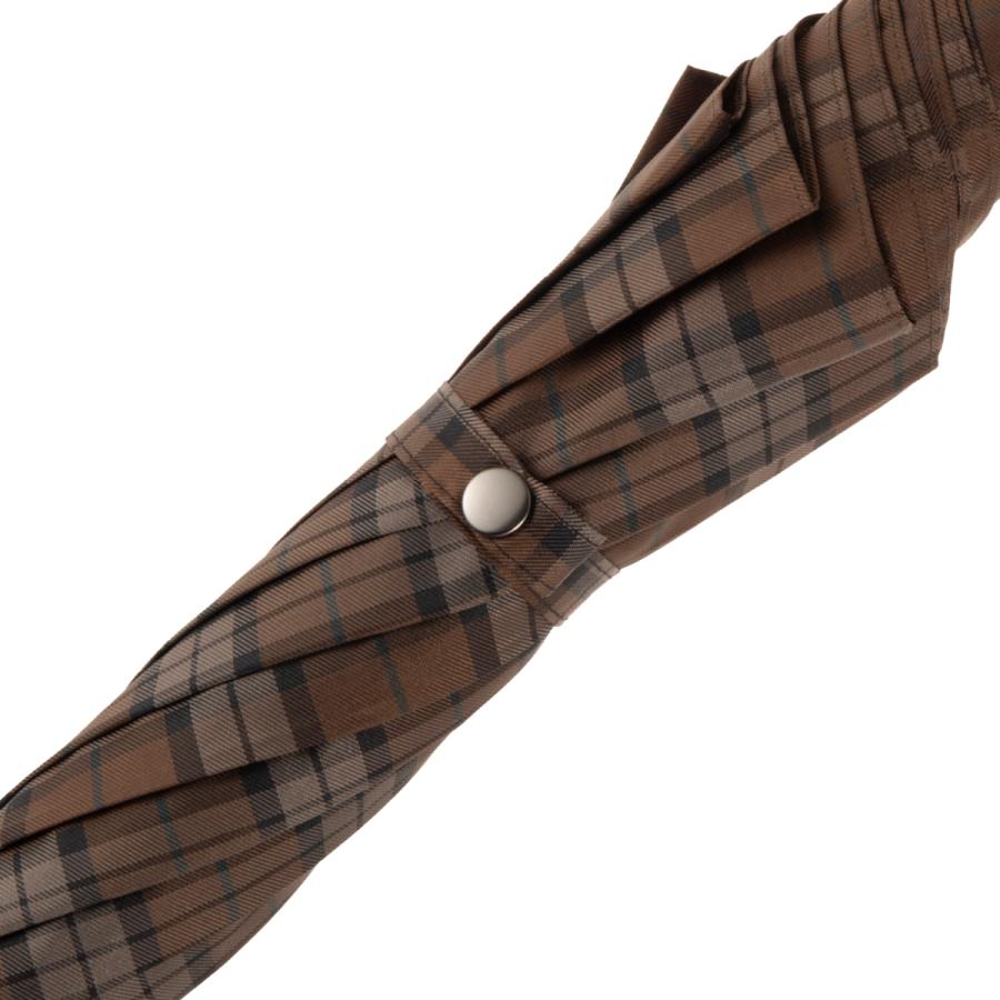 日本製傘　GRACITO　グラシト　グラス骨使用　先染　タータンチェック柄　メンズ　ジャンプ長傘　13504 |  | 08