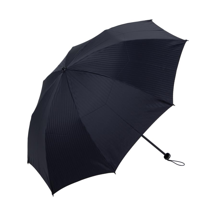 日本製傘 GRACITO グラシト メンズ傘 紳士傘 折りたたみ傘 53cm 軽量 グラスファイバー骨 JQDストライプ柄 無地感覚 おしゃれ コンパクト 高級感 通勤  父の日 |  | 03