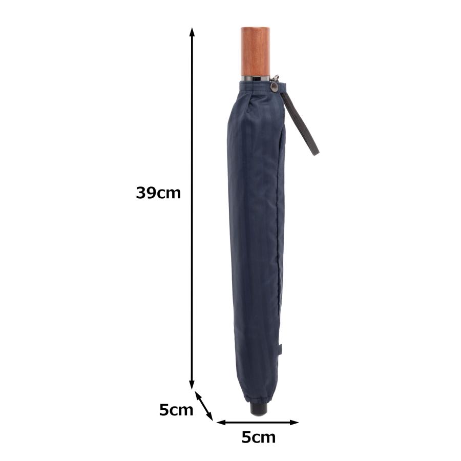 日本製傘 GRACITO グラシト メンズ傘 紳士傘 2段　折りたたみ傘 60cm 軽量 JQDストライプ柄 無地感覚 おしゃれ 丈夫 高級感 通勤 旅行 父の日 ギフト |  | 10