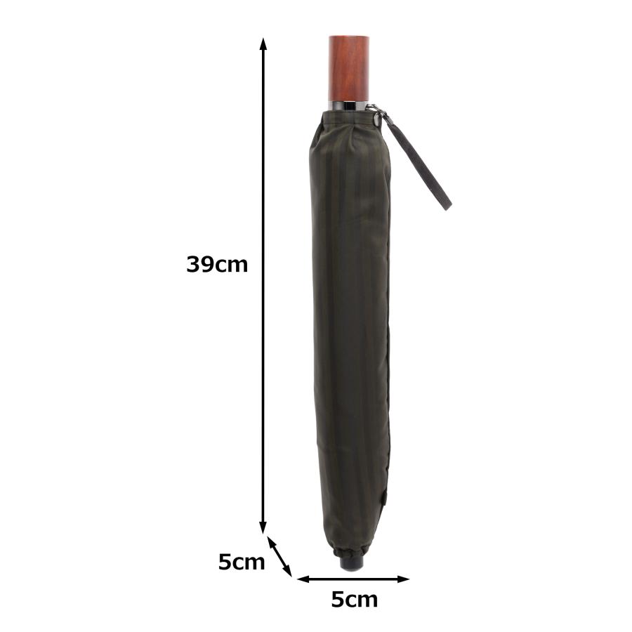 日本製傘 GRACITO グラシト メンズ傘 紳士傘 2段　折りたたみ傘 60cm 軽量 JQDストライプ柄 無地感覚 おしゃれ 丈夫 高級感 通勤 旅行 父の日 ギフト |  | 20