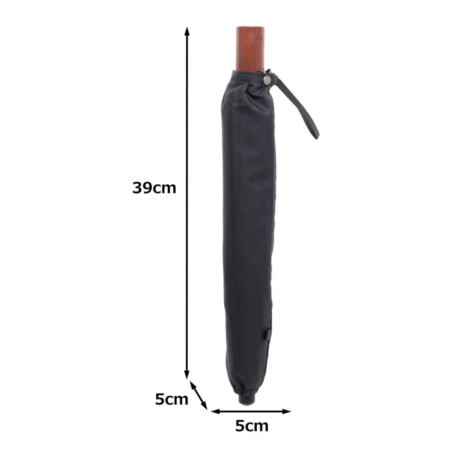 日本製傘 GRACITO グラシト メンズ傘 紳士傘 2段　折りたたみ傘 60cm 軽量 JQDストライプ柄 無地感覚 おしゃれ 丈夫 高級感 通勤 旅行 父の日 ギフト |  | 05