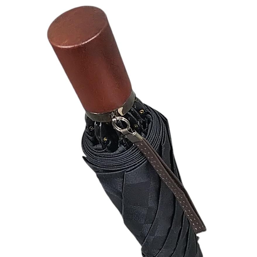 日本製傘 GRACITO グラシト メンズ傘 紳士傘 2段折りたたみ傘 60cm グラスファイバー骨 甲州織先染 市松柄 上品 軽量 おしゃれ 高級感 通勤 旅行 父の日 ギフト |  | 12