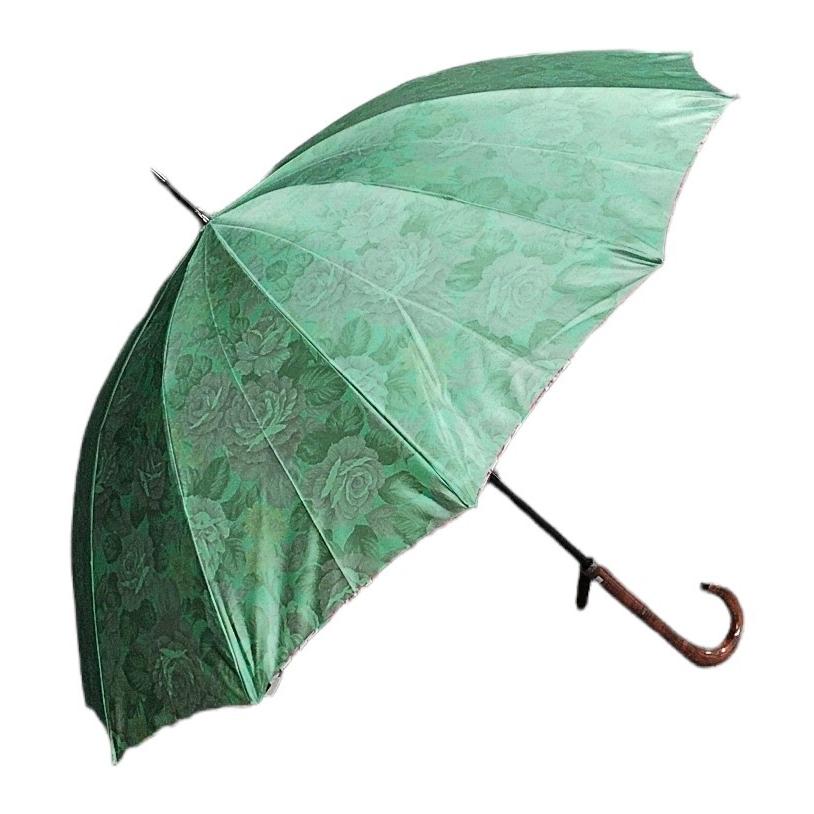 晴雨兼用傘 日本製 GRACITO グラシト レディース傘 長傘 55cm 軽量 カーボン骨 12本骨 UVカット サテン 裏花転写プリント バラ柄 上品 おしゃれ 母の日 ギフト |  | 04