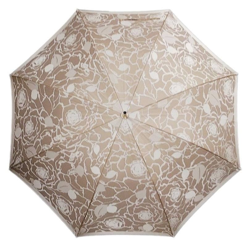 晴雨兼用傘 日本製 GRACITO グラシト レディース傘 手開き長傘 60cm 甲州織先染 バラ柄 軽量 カーボン骨 上品 おしゃれ 母の日 ギフト | 