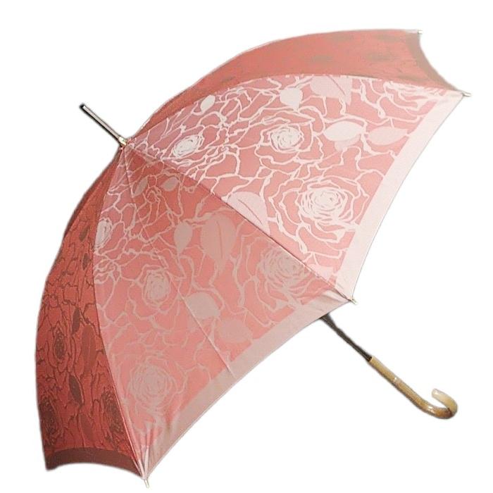晴雨兼用傘 日本製 GRACITO グラシト レディース傘 手開き長傘 60cm 甲州織先染 バラ柄 軽量 カーボン骨 上品 おしゃれ 母の日 ギフト |  | 04