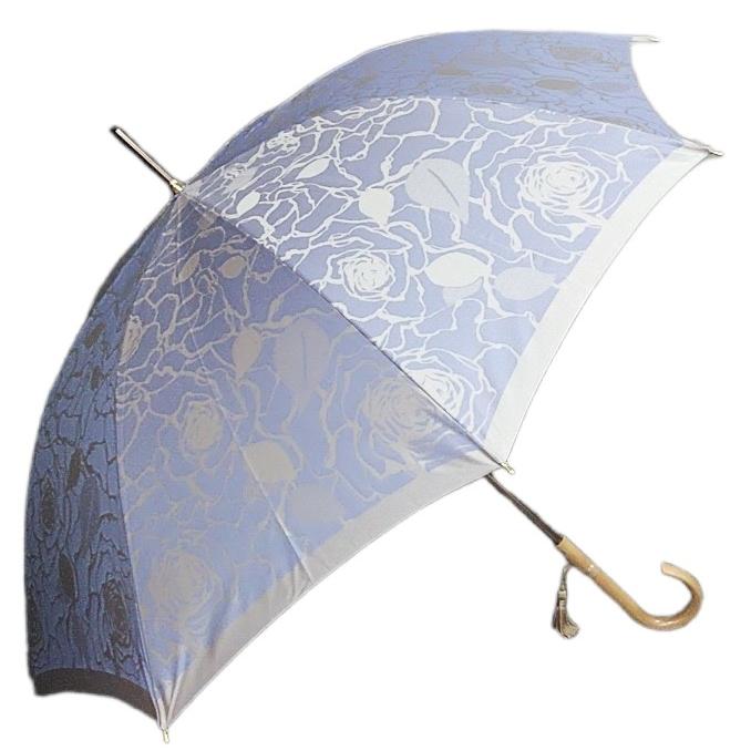 晴雨兼用傘 日本製 GRACITO グラシト レディース傘 手開き長傘 60cm 甲州織先染 バラ柄 軽量 カーボン骨 上品 おしゃれ 母の日 ギフト |  | 02