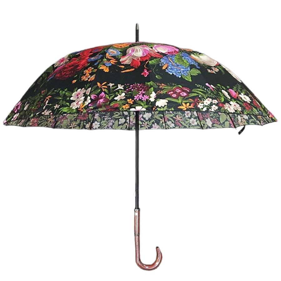 晴雨兼用傘 日本製 GRACITO グラシト レディース傘 16本骨長傘 55cm 1枚張り フラワーガーデン柄 軽量 カーボン骨 上品 おしゃれ 母の日 ギフト |  | 04