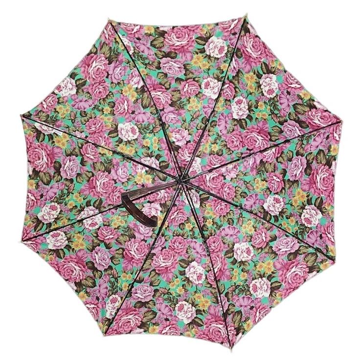晴雨兼用傘 日本製 GRACITO グラシト レディース傘 ジャンプ傘 58cm 軽量 グラスファイバー骨 UVカット サテン 裏花転写プリント バラ柄 上品  母の日 ギフト |  | 13