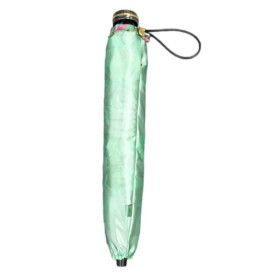 晴雨兼用傘 日本製 GRACITO グラシト レディース傘 コンパクト折りたたみ傘 47cm 軽量 グラスファイバー骨 UVカット サテン 裏花転写プリント バラ柄  母の日 |  | 18