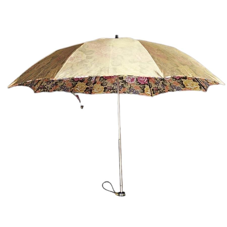 晴雨兼用傘 日本製 GRACITO グラシト レディース傘 コンパクト折りたたみ傘 47cm 軽量 グラスファイバー骨 UVカット サテン 裏花転写プリント バラ柄  母の日 |  | 03