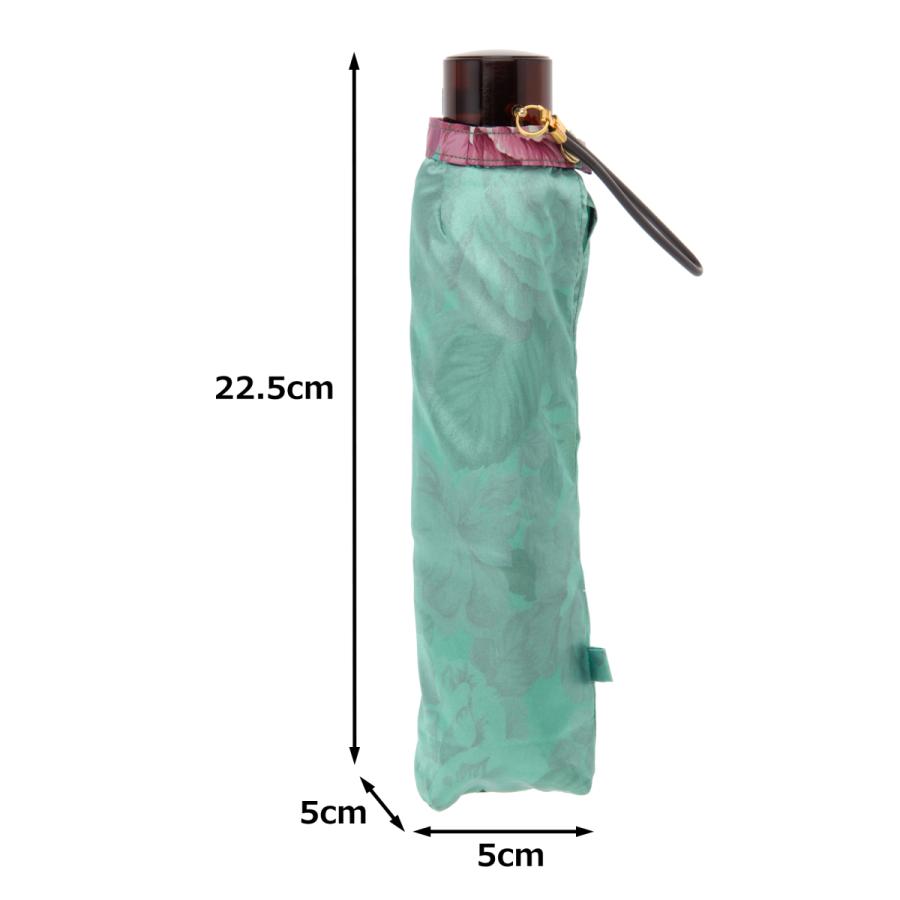 晴雨兼用傘 日本製 GRACITO グラシト レディース傘 ミニ 折りたたみ傘 軽量 カーボン骨 UVカット サテン 裏花転写プリント バラ柄 上品 おしゃれ 母の日 ギフト |  | 14