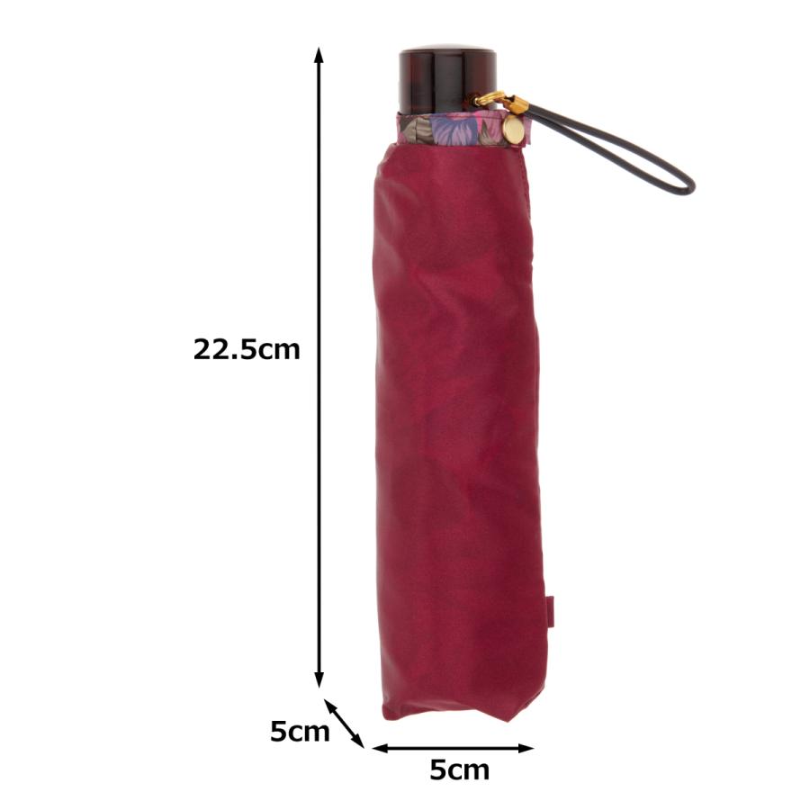 晴雨兼用傘 日本製 GRACITO グラシト レディース傘 ミニ 折りたたみ傘 軽量 カーボン骨 UVカット サテン 裏花転写プリント バラ柄 上品 おしゃれ 母の日 ギフト |  | 18