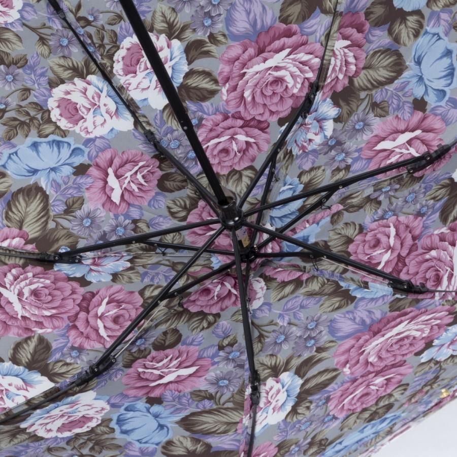 晴雨兼用傘 日本製 GRACITO グラシト レディース傘 ミニ 折りたたみ傘 軽量 カーボン骨 UVカット サテン 裏花転写プリント バラ柄 上品 おしゃれ 母の日 ギフト |  | 11
