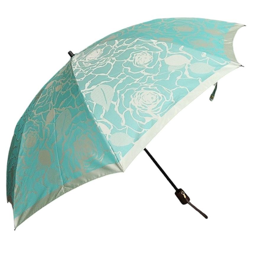 晴雨兼用傘 日本製 GRACITO グラシト レディース傘 折りたたみ傘 甲州織先染ジャガード バラ柄 軽量 グラスファイバー骨 上品 おしゃれ 母の日 ギフト |  | 03