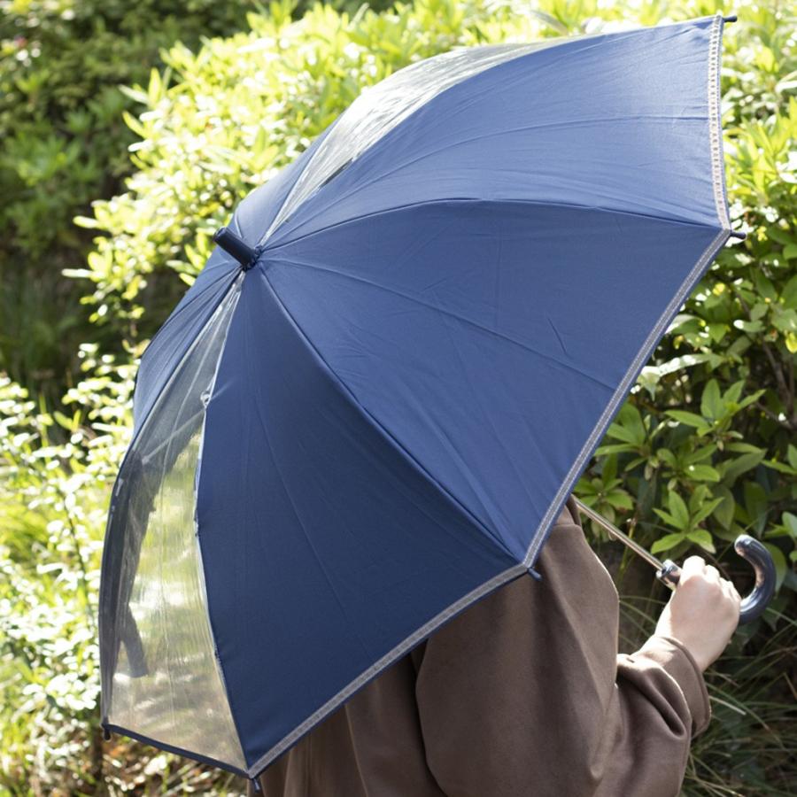 学童 子供 小学生傘 58cm 中学年 高学年 身長140cm 耐風 2駒 グラスファイバー 透明窓 ワンタッチジャンプ 暗闇で光る反射テープ 安心安全 通学 入学 新学期 |  | 15