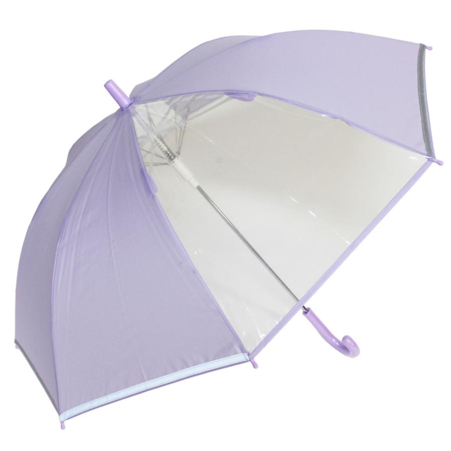 学童 子供 小学生傘 58cm 中学年 高学年 身長140cm 耐風 2駒 グラスファイバー 透明窓 ワンタッチジャンプ 暗闇で光る反射テープ 安心安全 通学 入学 新学期 |  | 12