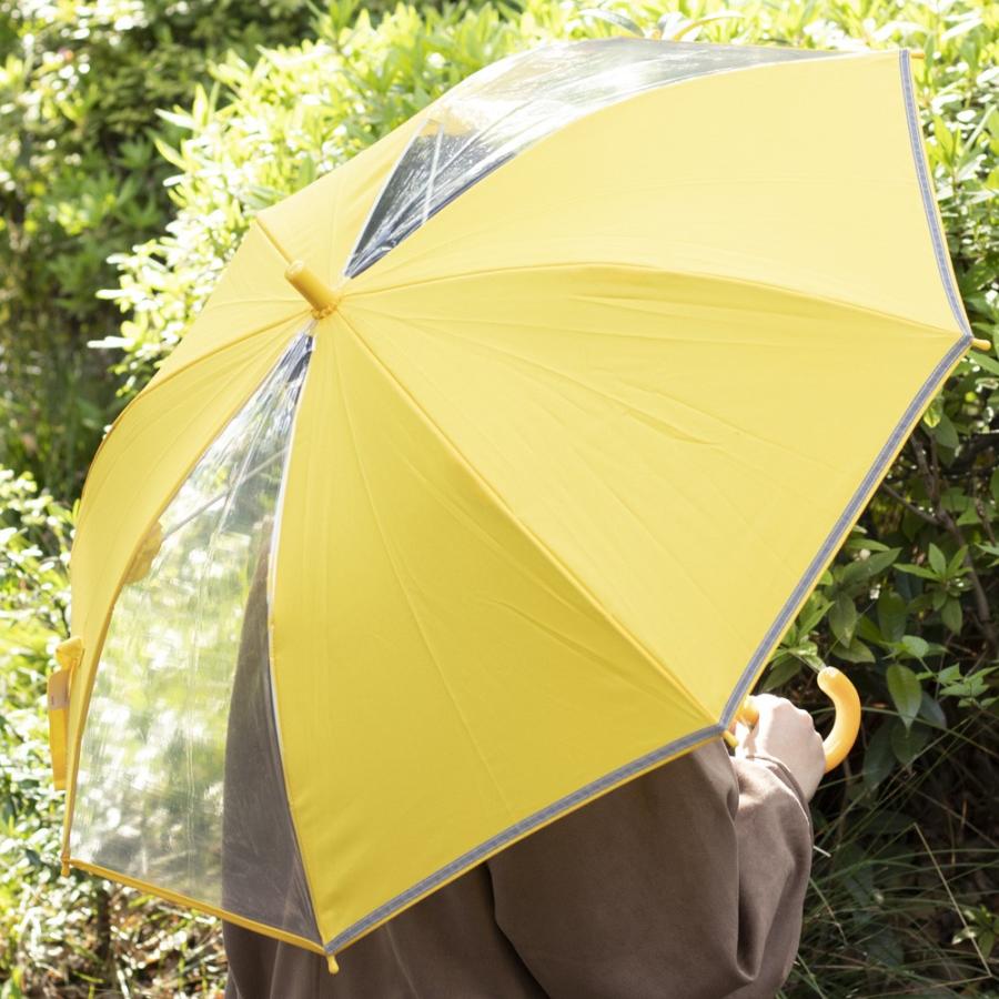 学童 子供 小学生傘 58cm 中学年 高学年 身長140cm 耐風 2駒 グラスファイバー 透明窓 ワンタッチジャンプ 暗闇で光る反射テープ 安心安全 通学 入学 新学期 |  | 13