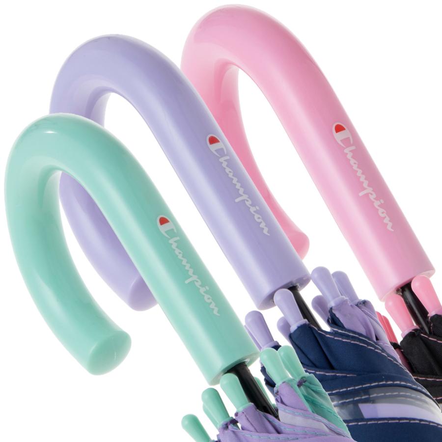 Champion チャンピオン 女児 学童傘 58cm 耐風 ジャンプ 1駒透明 反射材 通学 小学校中学年 高学年 入学祝い 卒園記念 | Champion | 14