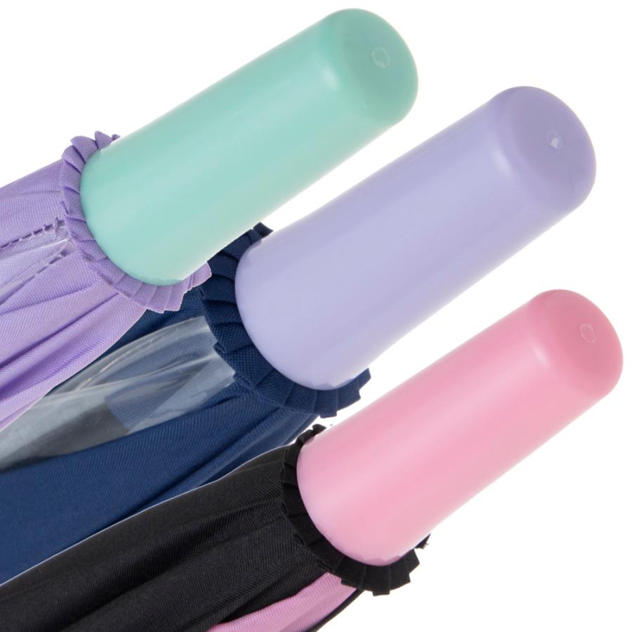 Champion チャンピオン 女児 学童傘 58cm 耐風 ジャンプ 1駒透明 反射材 通学 小学校中学年 高学年 入学祝い 卒園記念 | Champion | 16