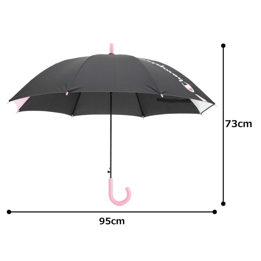 Champion チャンピオン 女児 学童傘 58cm 耐風 ジャンプ 1駒透明 反射材 通学 小学校中学年 高学年 入学祝い 卒園記念 | Champion | 19