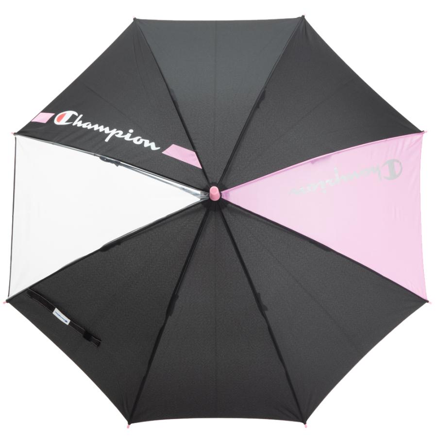 Champion チャンピオン 女児 学童傘 58cm 耐風 ジャンプ 1駒透明 反射材 通学 小学校中学年 高学年 入学祝い 卒園記念 | Champion | 04