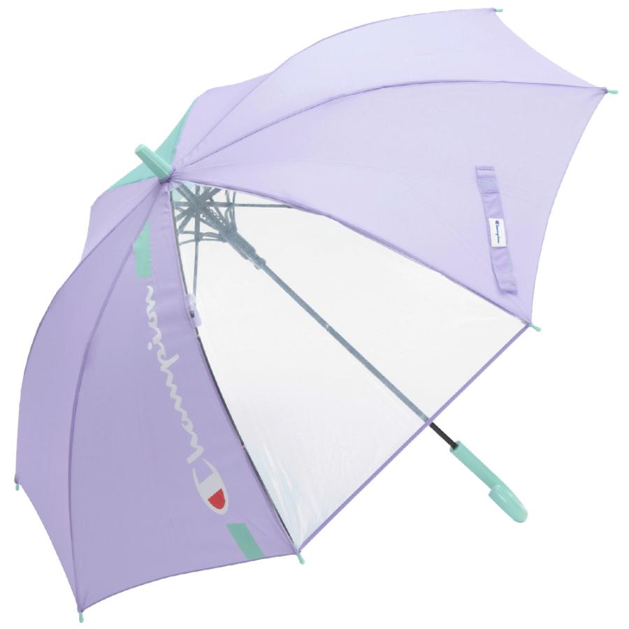 Champion チャンピオン 女児 学童傘 58cm 耐風 ジャンプ 1駒透明 反射材 通学 小学校中学年 高学年 入学祝い 卒園記念 | Champion | 05