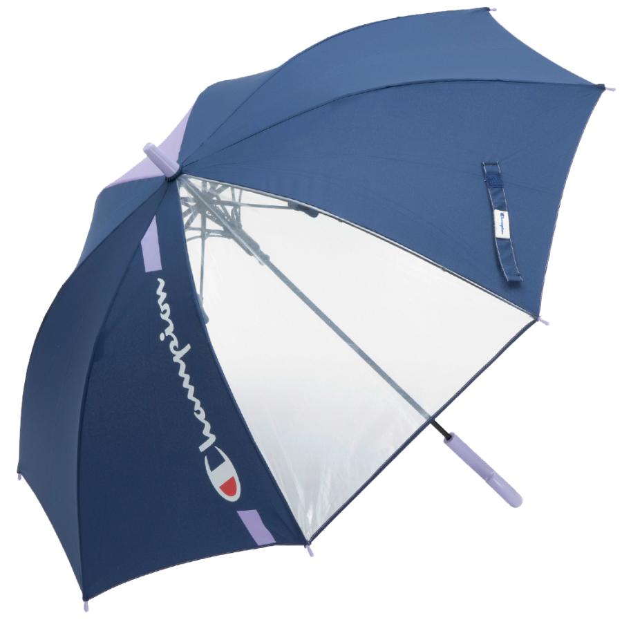 Champion チャンピオン 女児 学童傘 58cm 耐風 ジャンプ 1駒透明 反射材 通学 小学校中学年 高学年 入学祝い 卒園記念 | Champion | 06