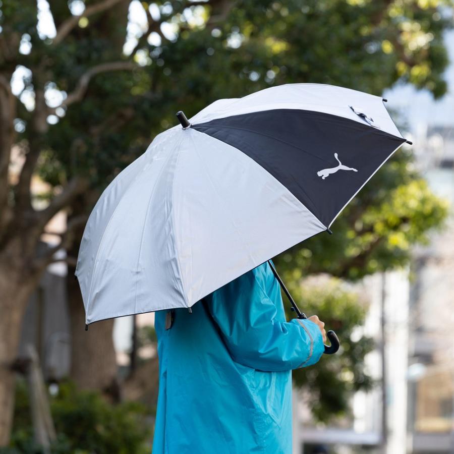 晴雨兼用傘 PUMA プーマ 子供 学童傘 58cm 小学校中学年 高学年 ワンタッチジャンプ  UVカット 遮光 遮熱 耐風 グラスファイバー骨 安心  通学 新学期 新入学 | PUMA | 08