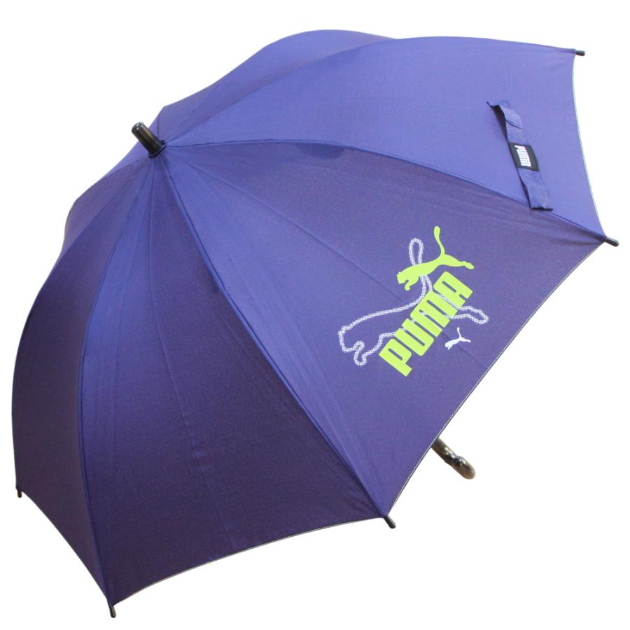 PUMA プーマ 子供 学童傘 58cm 無地 ワンタッチ ジャンプ 軽量 透明窓 反射材 グラスファイバー骨 ランドセルが濡れない 通学 新学期 入学祝い  遠足 校外学習 | PUMA | 02
