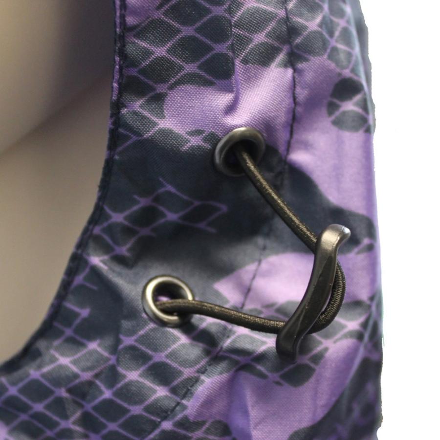 PUMA プーマ 男女兼用 レインポンチョ M〜L/L〜LL クラウド柄  リュック対応 フロントファスナー 反射テープ シームテープ 耐水圧3000mm 収納袋付 通学 通勤 | PUMA | 11