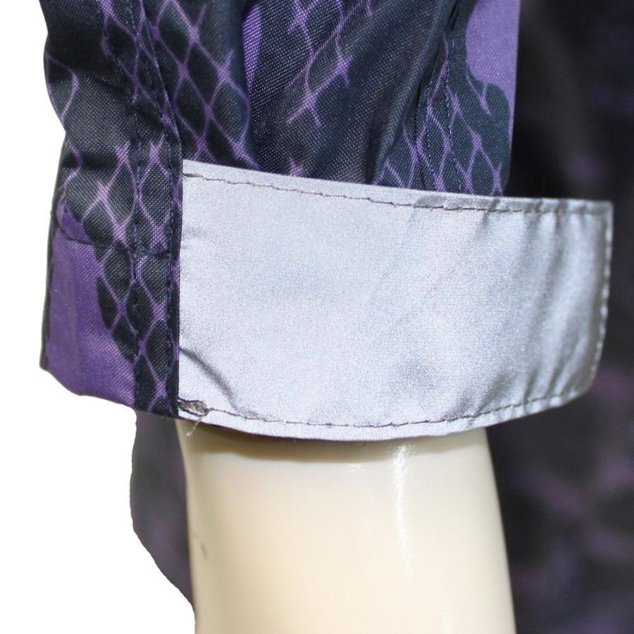 PUMA プーマ 男女兼用 レインポンチョ M〜L/L〜LL クラウド柄  リュック対応 フロントファスナー 反射テープ シームテープ 耐水圧3000mm 収納袋付 通学 通勤 | PUMA | 13