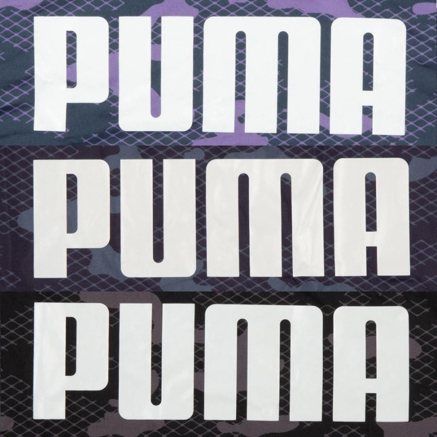 PUMA プーマ 男女兼用 レインポンチョ M〜L/L〜LL クラウド柄  リュック対応 フロントファスナー 反射テープ シームテープ 耐水圧3000mm 収納袋付 通学 通勤 | PUMA | 15