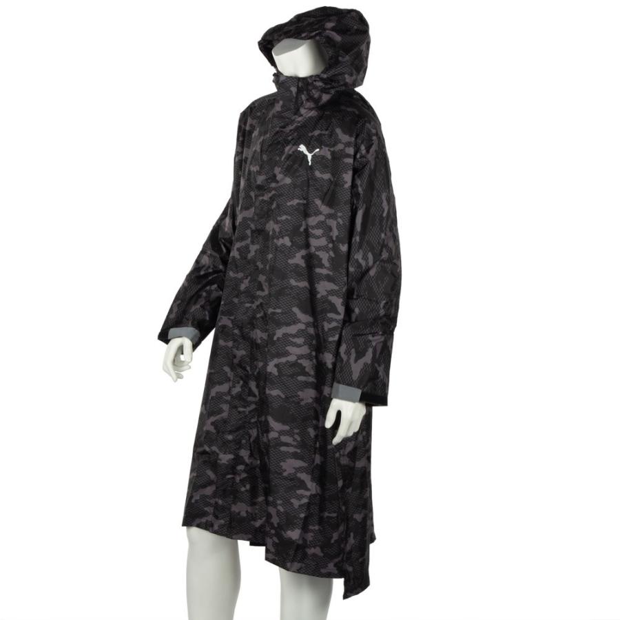 PUMA プーマ 男女兼用 レインポンチョ M〜L/L〜LL クラウド柄  リュック対応 フロントファスナー 反射テープ シームテープ 耐水圧3000mm 収納袋付 通学 通勤 | PUMA | 07