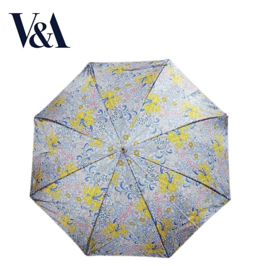 晴雨兼用傘 日本製 V&A（ヴィクトリア＆アルバート博物館） レディースジャンプ傘 60cm ゴールデンリリー柄 サテン生地 耐風強化骨 UV加工 母の日ギフト |  | 16