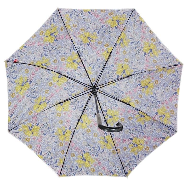 晴雨兼用傘 日本製 V&A（ヴィクトリア＆アルバート博物館） レディースジャンプ傘 60cm ゴールデンリリー柄 サテン生地 耐風強化骨 UV加工 母の日ギフト |  | 18
