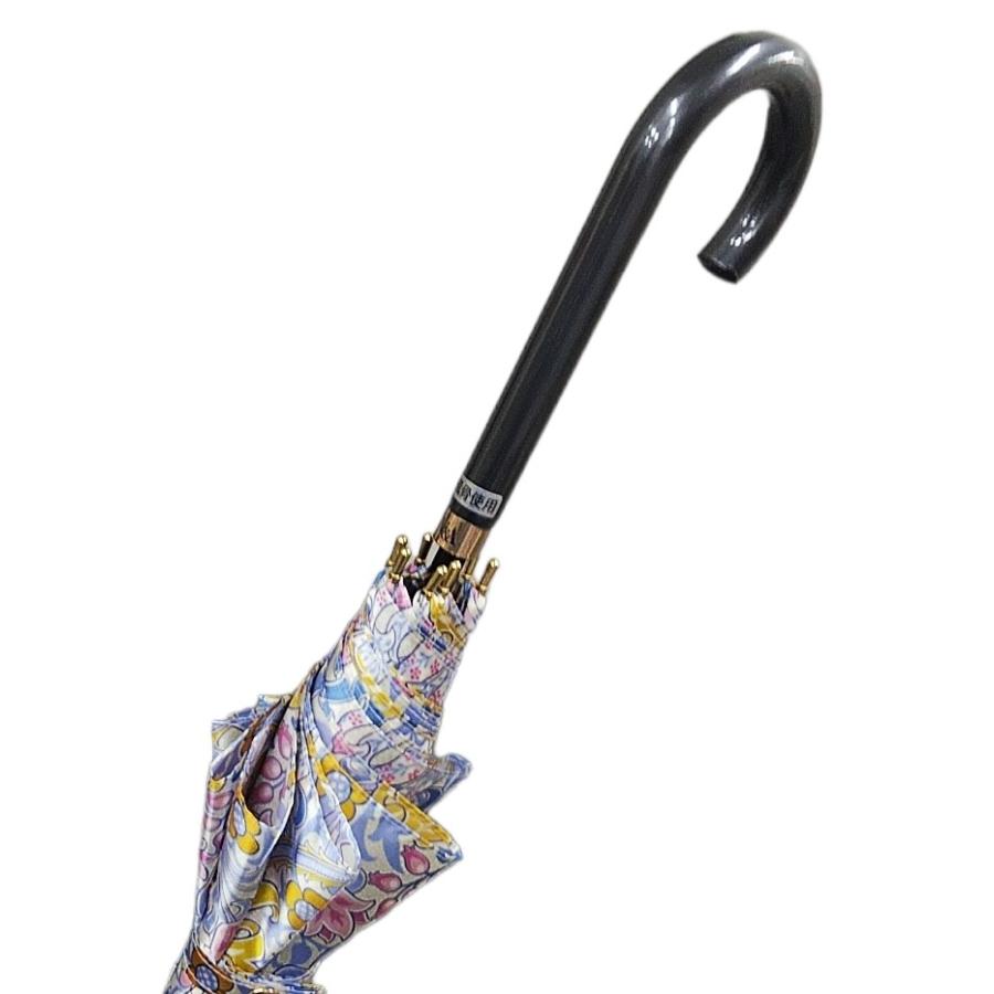 晴雨兼用傘 日本製 V&A（ヴィクトリア＆アルバート博物館） レディースジャンプ傘 60cm ゴールデンリリー柄 サテン生地 耐風強化骨 UV加工 母の日ギフト |  | 19