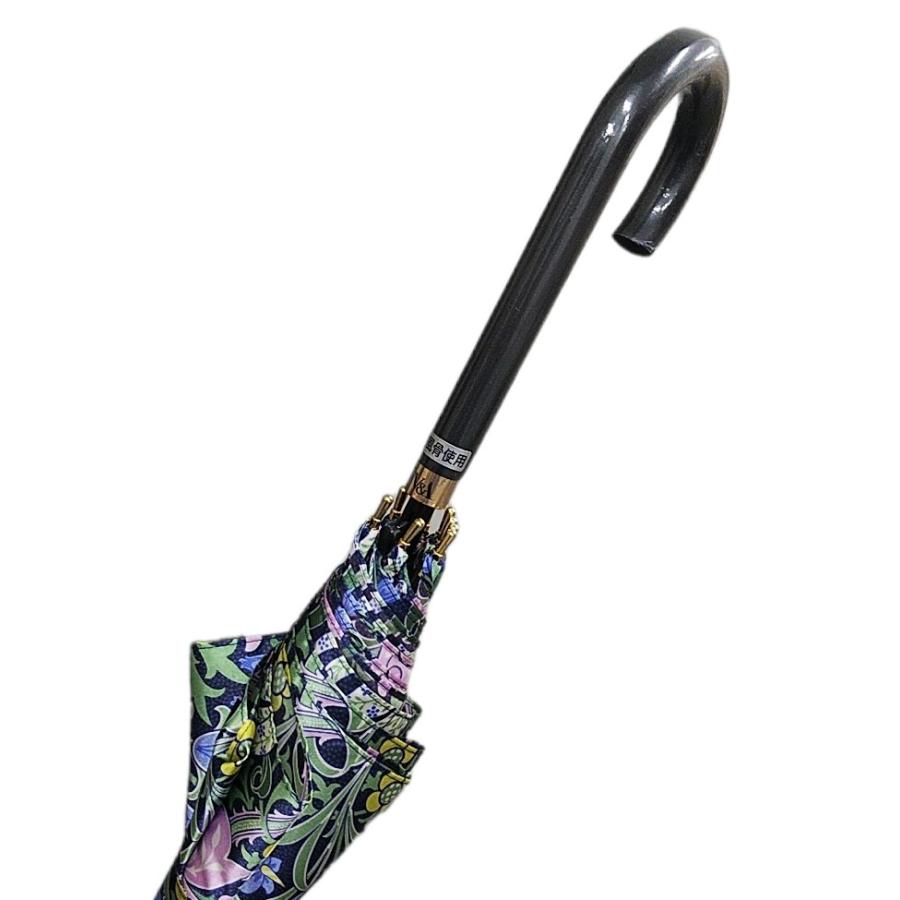 晴雨兼用傘 日本製 V&A（ヴィクトリア＆アルバート博物館） レディースジャンプ傘 60cm ゴールデンリリー柄 サテン生地 耐風強化骨 UV加工 母の日ギフト |  | 11