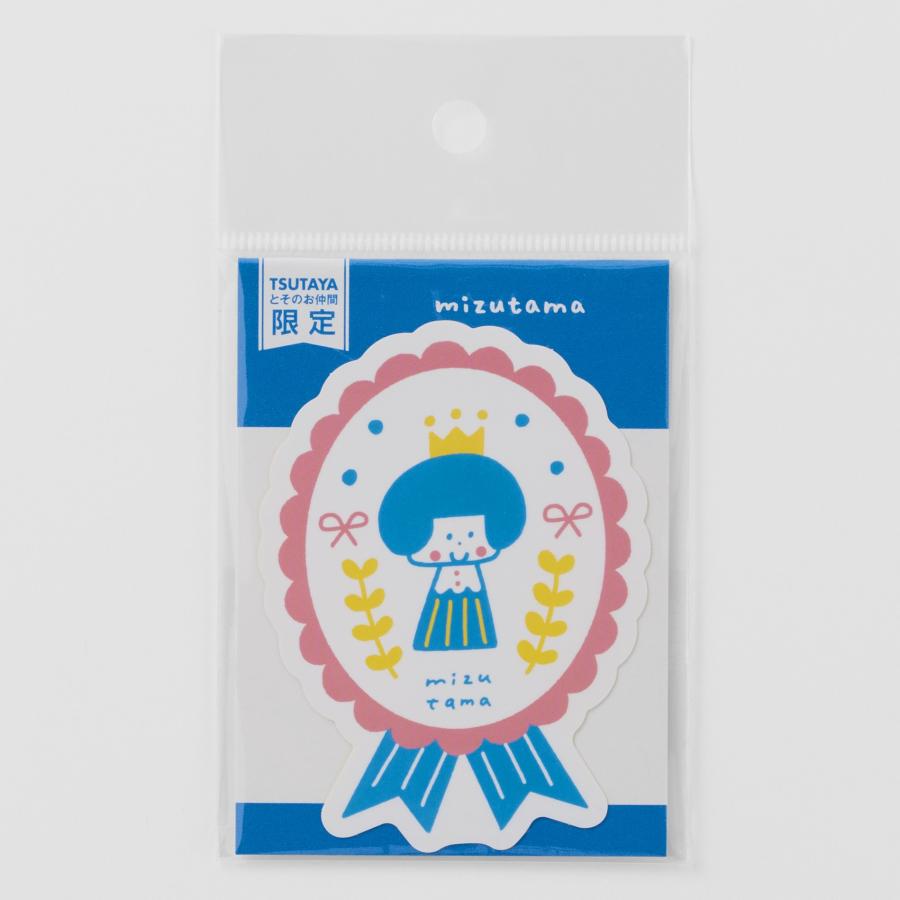 2025】mizutama ダイカットステッカー 夢見る王冠少女 : 梅田 蔦屋書店