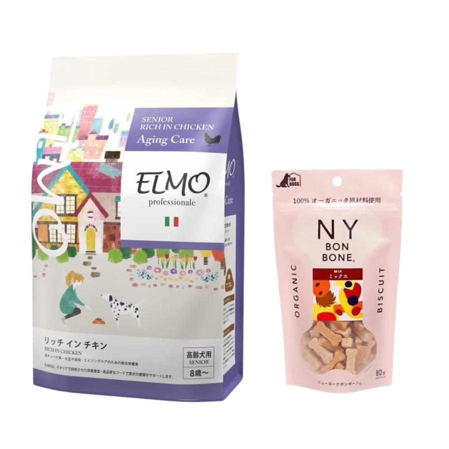 ELMO ORGANIC アダルト チキン 7.8kg 犬用品 ELMO リッチインチキン7.8