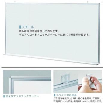 馬印　MAJI series(マジシリーズ)壁掛　スチールホワイト　予定表(月予定表)ホワイトボード　ヨコ使い用　W910×H610mm　MV23M_3