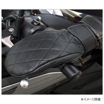 リード工業 Murrey レザーオーバーグローブ フリーサイズ ブラック MRG 