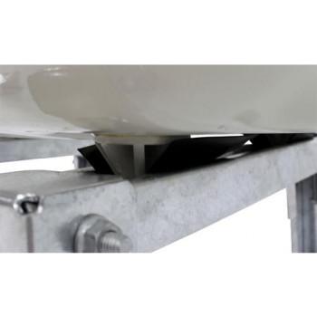 日晴金属 メーター架台(25〜100号用)平地置用高さ600mm MK-60_2
