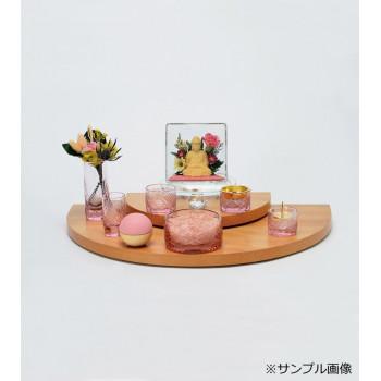 クローネ 切子硝子 6点セット 香炉3.0寸 ピンク 32J3008300054の画像