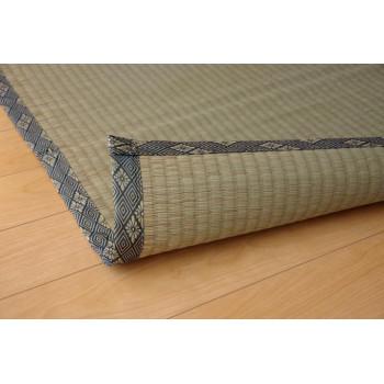 純国産い草 上敷き カーペット 糸引織 「湯沢」 団地間4.5畳 約255×255cm 1010050011402